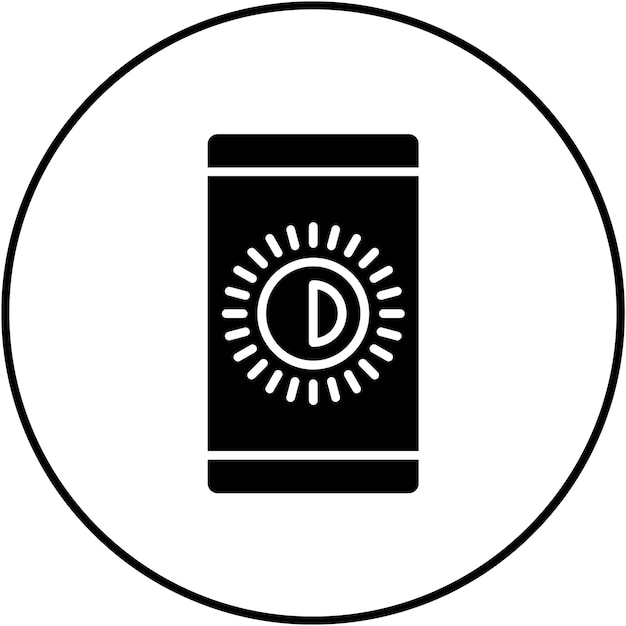 brightness medium icon vector image can be used for mobile ui ux