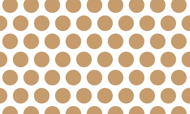 Brown Dots Seamless Pattern