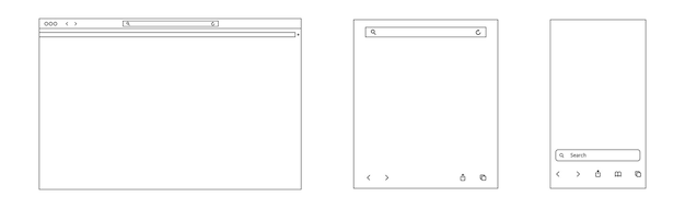 Browser window Web site window Vector illustration