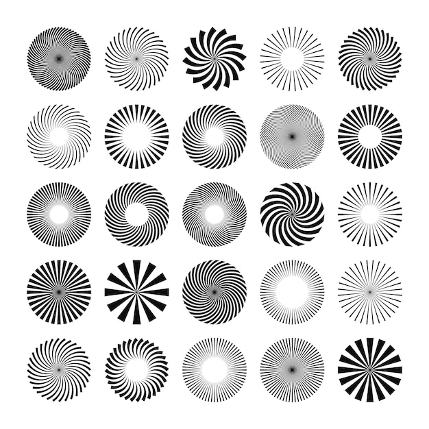 Brutalist geometric shapes symbols simple primitive elements and forms bauhaus retro design trendy
