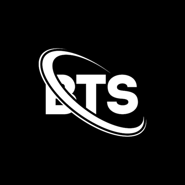 BTS logo BTS letter BTS letter logo design Initials BTS logo linked with circle and uppercase monogram logo BTS typography for technology business and real estate brand