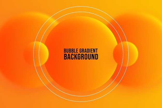 bubble gradient background wallpaper design for text and image layout