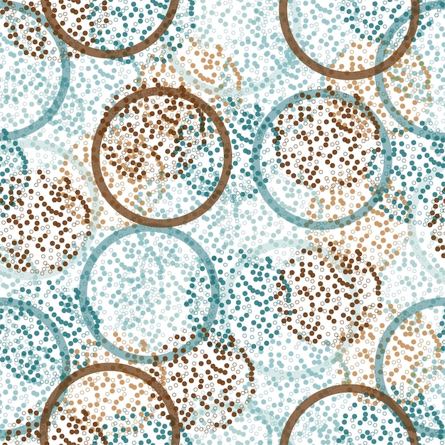 Bubbles seamless pattern texture and template. Multicolored. Colorful ornamental graphic design.