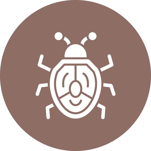 bug icon vector image can be used for no code