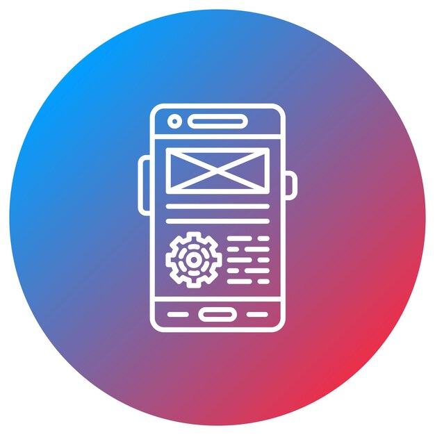 build icon vector image can be used for mobile app development