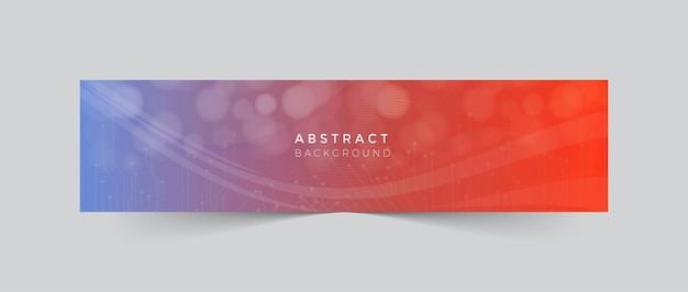 business abstract gradient linkedin banner social media timeline abstract template 13