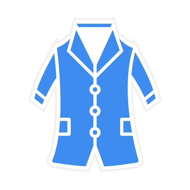 Business Coat Vector Illustration