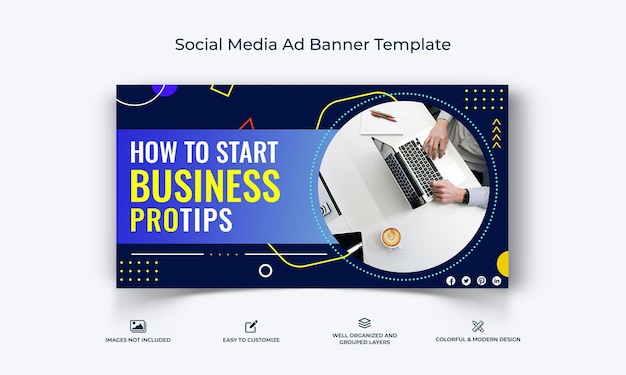 business facebook ad banner template