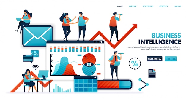 business intelligence or bi to analyze need, desire & habit of consumer in using product for smart business.