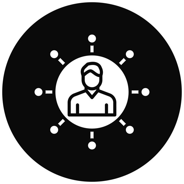 business networking vector icon can be used for networking iconset