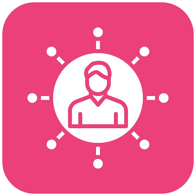 business networking vector icon can be used for networking iconset
