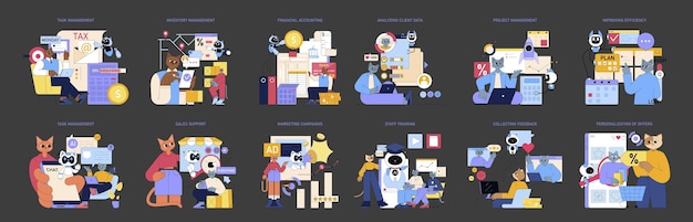 business processes set a comprehensive overview of modern business practices illustrated through