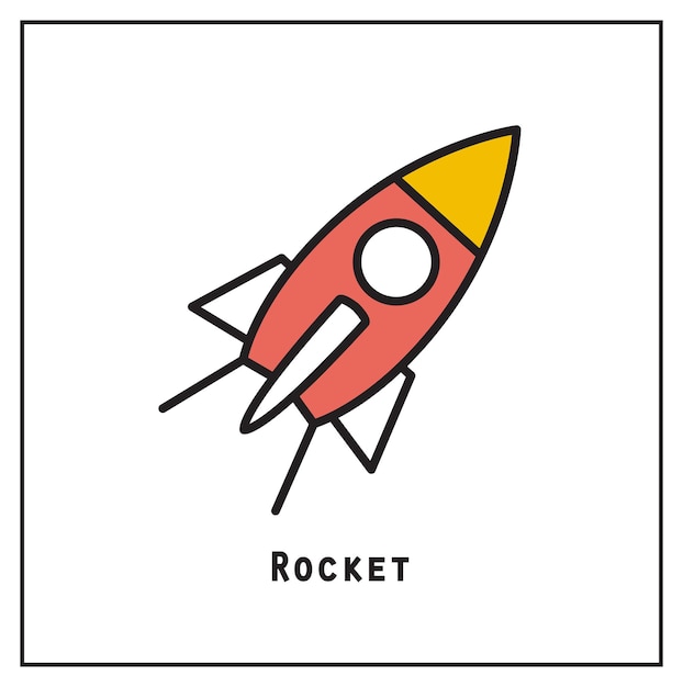 Business start up idea template. Start up rocket idea. New business project start up, launching new product or service flat design