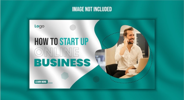 Business youtube thumbnail design template or Marketing Youtube Thumbnail Design