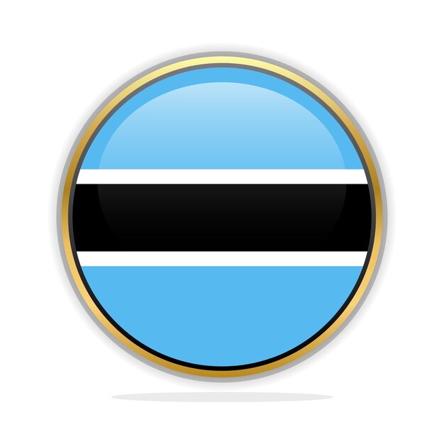button flag design template botswana