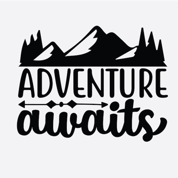 Camping svg t shirt design