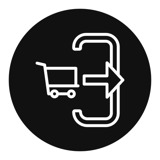 cart gateway icon vector image can be used for ecommerce store