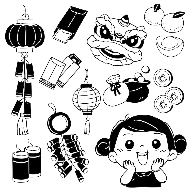 Vektor cartoon doodle illustration 1