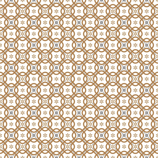 Cell, grid with diagonal lines and flowers seamless background, pattern.