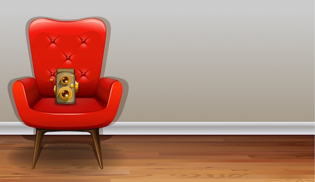 Chair and camera