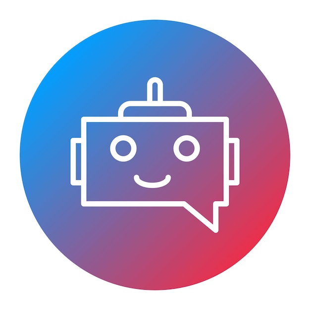 Chatbot icon vector image Can be used for Digital Disruption
