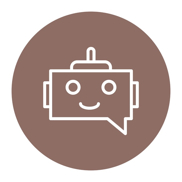 Chatbot icon vector image Can be used for Digital Disruption