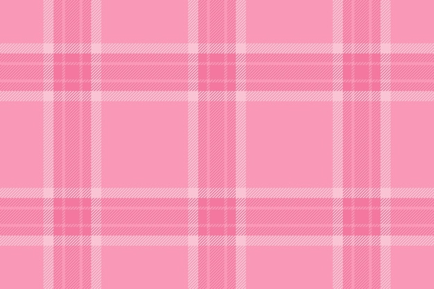 Check seamless vector of background pattern tartan with a plaid fabric textile texture in red and light colors