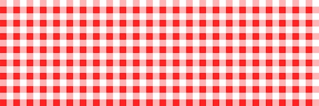 Checkered pattern Seamless red background Vector abstract