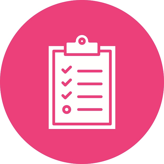 Checklist Vector Illustration Style
