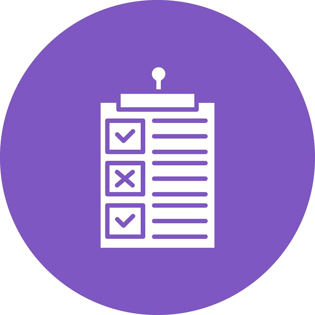 Checklist Vector Illustration Style