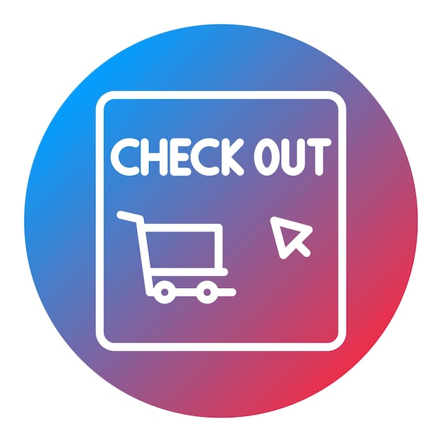 Checkout Button icon vector image Can be used for Ecommerce Store