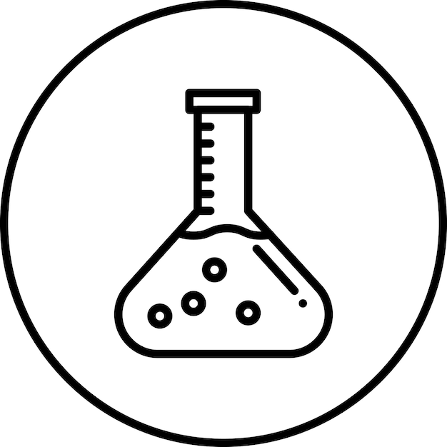 Chemical vector icon illustration of Petrol Industry iconset