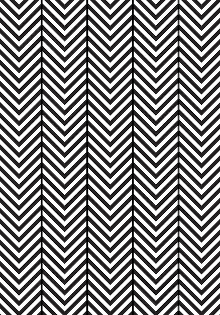 Chevron line geometric pattern vector illustration background in black and white