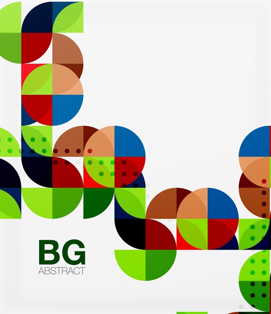 Circle banner Vector template background for workflow layout diagram number options or web design