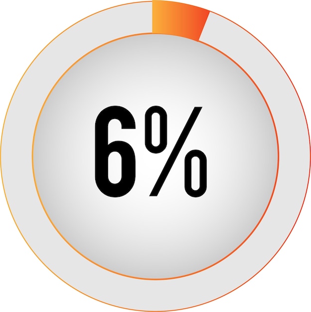 Circle percentage diagrams  ready to use for web design, user interface (UI) or infographic