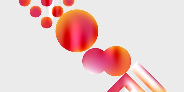 Circles and triangles modern art Vector Illustration For Wallpaper Banner Background Card Book Illustration landing page