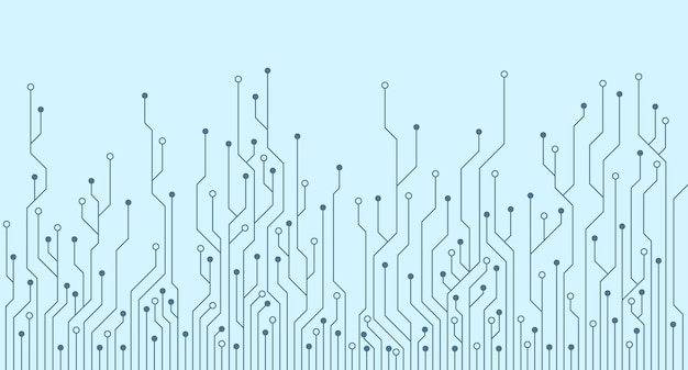 Circuit board electronics digital technology Abstract technology background Circuit board with copy space Futuristic circuit board Vector illustration