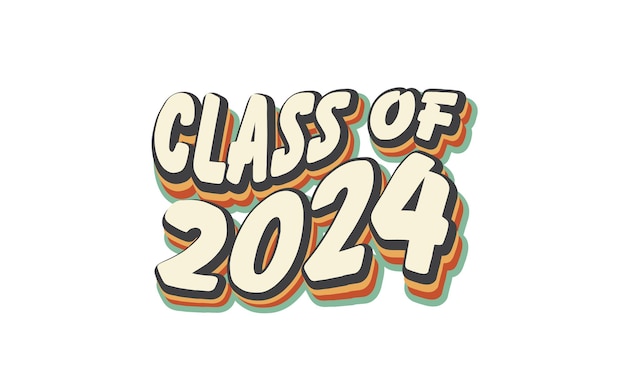 Class of 2024 vector