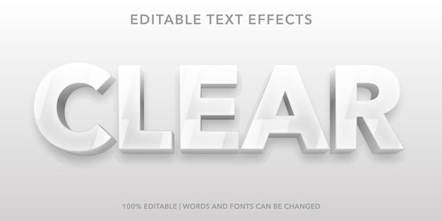 ClearEditable Text Effect
