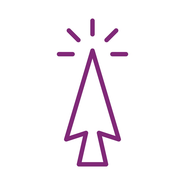 click pointer icon vector design templates