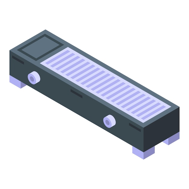 Climate convector icon isometric vector Room energy Domestic service
