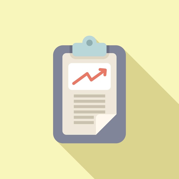 Clipboard finance icon flat vector Credit economy Halftone holding