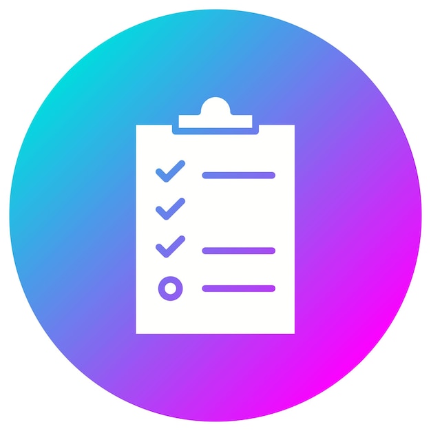 Clipboard vector icon Can be used for Office Stationery iconset