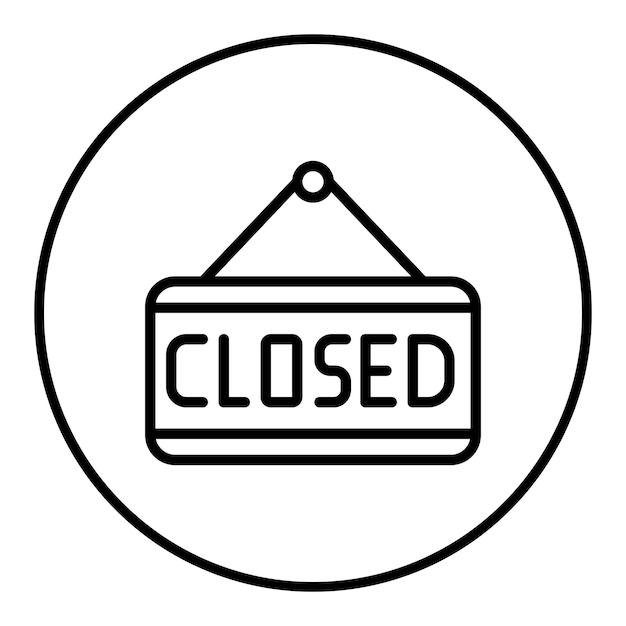 closed tag icon vector image can be used for supermarket