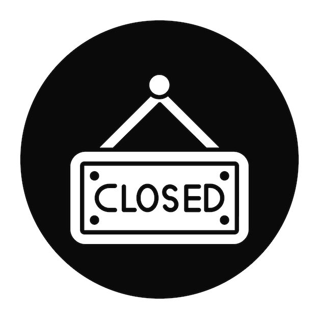 closed tag vector icon can be used for supermarket iconset