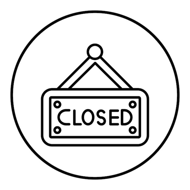 closed tag vector icon can be used for supermarket iconset