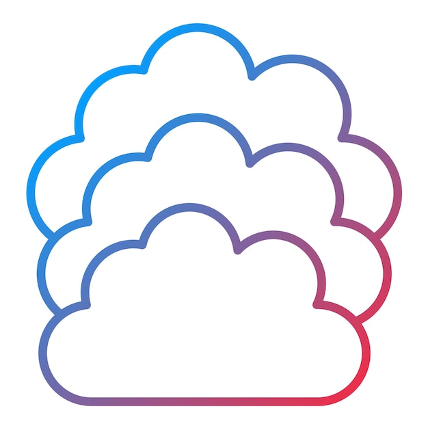 cloud icon vector image can be used for cloud computing
