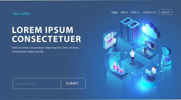 Cloud or server web hosting and security development company
