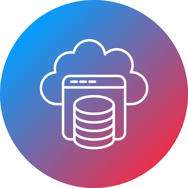 Cloud Storage icon vector image Can be used for Cloud Computing