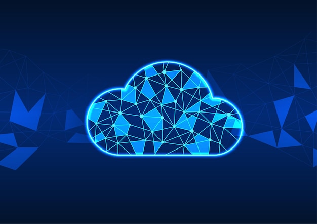 cloud technology connects to the internet network for storing important data its secured